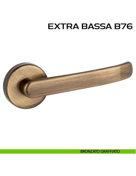 Maniglia ribassata per porta Extra Bassa B76 Reguitti