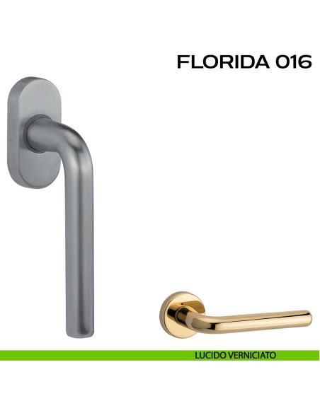 Maniglia per finestra martellina Florida 016 Reguitti lucido