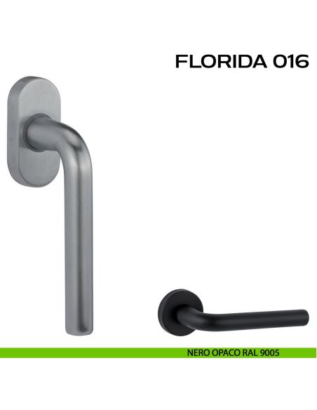Maniglia per finestra martellina Florida 016 Reguitti nero