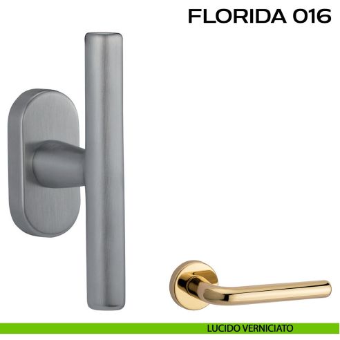 Maniglia martellina DK per finestra Florida 016 Reguitti lucido