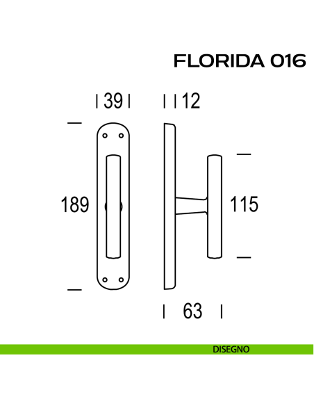 Maniglia per finestra cremonese Florida 016 Reguitti