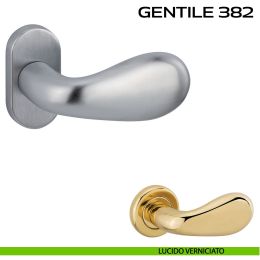 Maniglia per porta Gentile 382 Reguitti con rosetta ovale 2