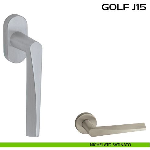 Maniglia martellina DK per finestra Golf J15 Reguitti nichel