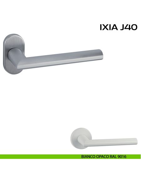 Maniglia per porta Ixia J40 Reguitti con rosetta ovale