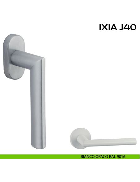 Maniglia per finestra martellina Ixia J40 Reguitti bianco