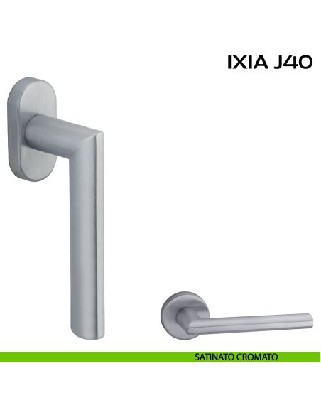 Maniglia per finestra martellina Ixia J40 Reguitti cromato
