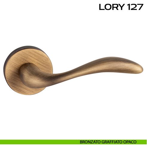 Maniglia per porta Lory 127 Reguitti bronzato