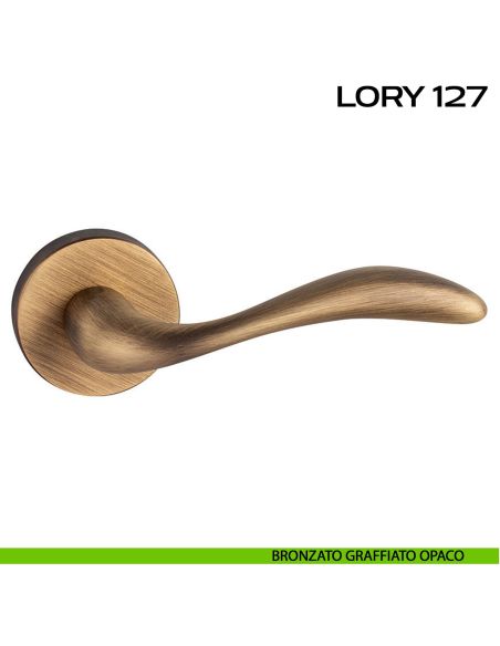 Maniglia per porta Lory 127 Reguitti bronzato