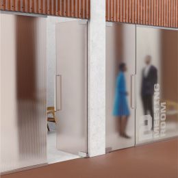 Cerniera pivot idraulica per porta in vetro a bilico JNF IN.81.203.HO chiusura automatica portata 100 kg Satinato 2