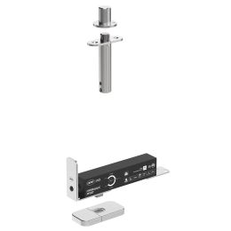 Cerniera pivot per porta interna a bilico JNF IN.05.203.HO chiusura automatica portata 60 kg Satinato