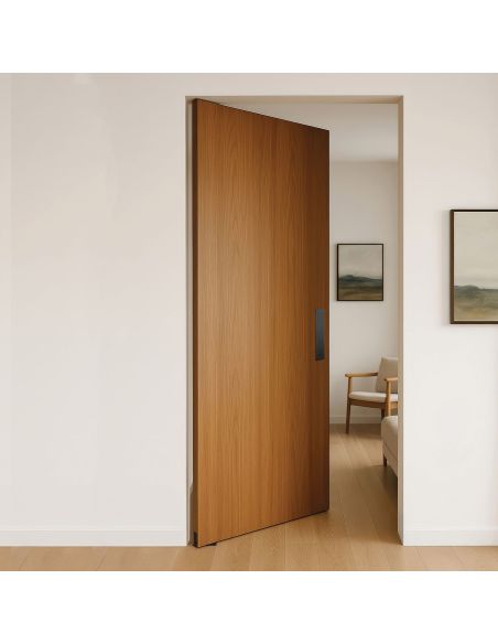 Cerniera pivot per porta interna a bilico JNF IN.05.203.HO chiusura automatica portata 60 kg Satinato