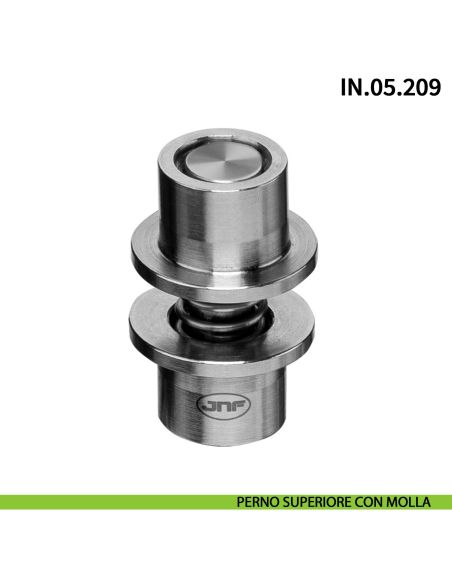 Perno pivot a scomparsa JNF IN.05.209 per pannelli girevoli a 360° a bilico portata 20 kg