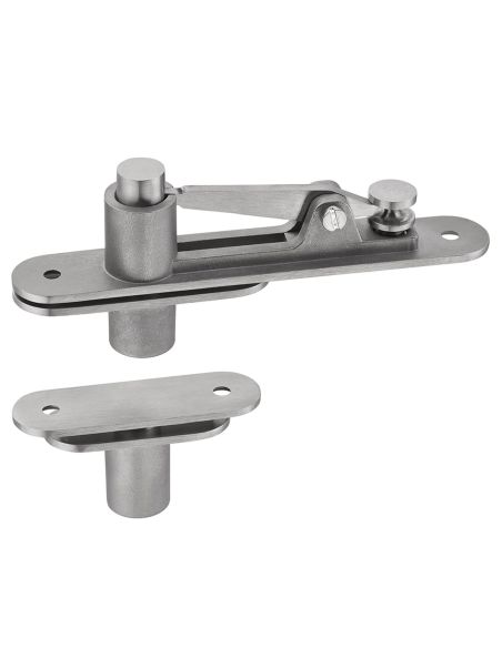 Cerniera a scomparsa per porta a bilico JNF IN.05.207 pivot con rotazione a 360° portata 200 kg