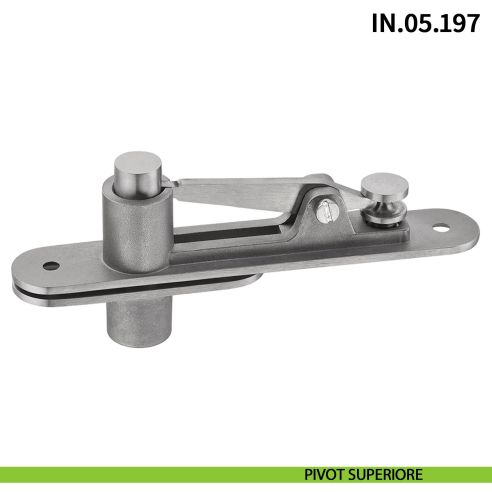 Cerniera a scomparsa per porta a bilico JNF IN.05.207 pivot con rotazione a 360° portata 200 kg