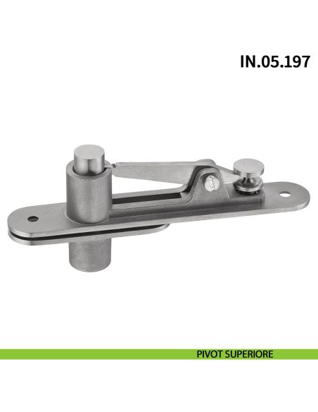 Cerniera a scomparsa per porta a bilico JNF IN.05.207 pivot con rotazione a 360° portata 200 kg