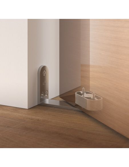 Cerniera pivot a scomparsa JNF IN.05.202 fissaggio nel telaio della porta portata 100 kg