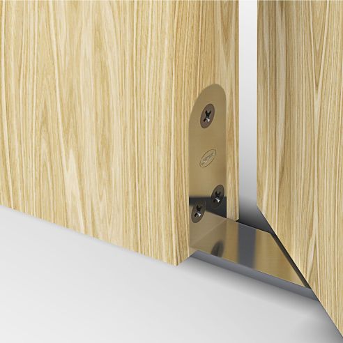 Cerniera pivot a scomparsa JNF IN.05.202 fissaggio nel telaio della porta portata 100 kg