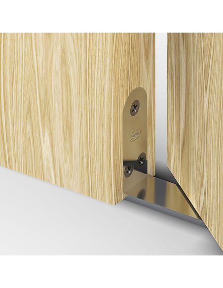 Cerniera pivot a scomparsa JNF IN.05.202 fissaggio nel telaio della porta portata 100 kg