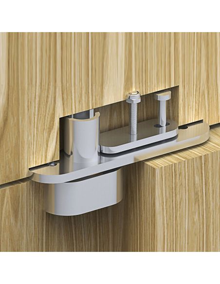 Cerniera pivot a scomparsa JNF IN.05.202 fissaggio nel telaio della porta portata 100 kg