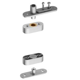 Cerniera pivot a scomparsa JNF IN.05.202.B fissaggio a pavimento portata 100 kg