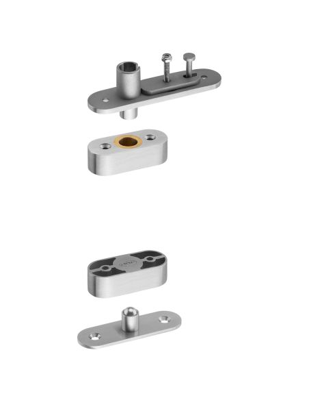 Cerniera pivot a scomparsa JNF IN.05.202.B fissaggio a pavimento portata 100 kg