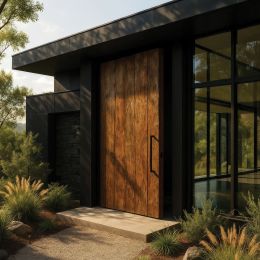 Cerniera pivot idraulica per porta di grandi dimensioni JNF IN.05.215.HO chiusura automatica portata 350 kg Satinato 2