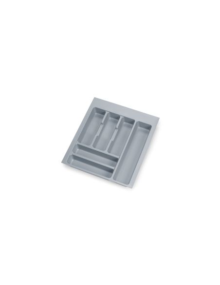 Emuca Portaposate Optima Universal, 450, Plastica grigia, Tecnoplastica