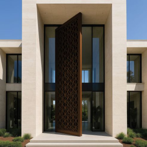 Cerniera pivot per porta a bilico pesante JNF IN.05.501 rotazione libera 360° portata 500 kg Satinato