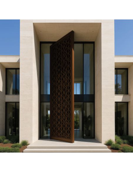 Cerniera pivot per porta a bilico pesante JNF IN.05.501 rotazione libera 360° portata 500 kg Satinato