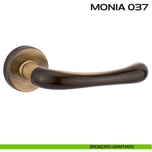 Maniglia per porta Monia 037 Reguitti bronzato