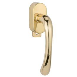 Maniglia per finestra DK con pulsante su placca Monia 037 Reguitti