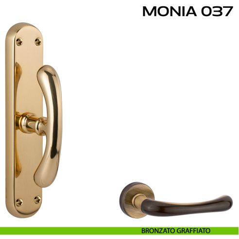 Maniglia per finestra cremonese Monia 037 Reguitti bronzato