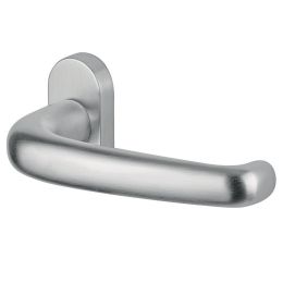 Maniglia per porta Norma 128 Reguitti con rosetta ovale