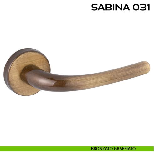 Maniglia per porta Sabina 031 Reguitti bronzato