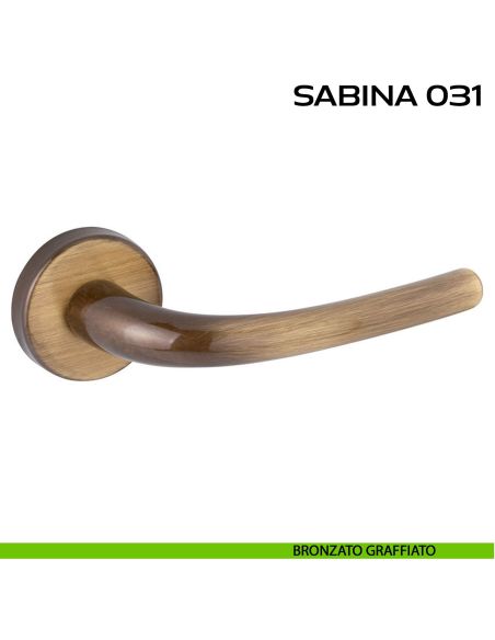 Maniglia per porta Sabina 031 Reguitti bronzato