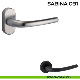 Maniglia per porta Sabina 031 Reguitti con rosetta ovale 2