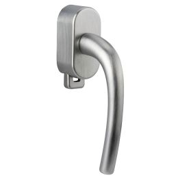 Maniglia per finestra DK con pulsante su placca Sabina 031 Reguitti