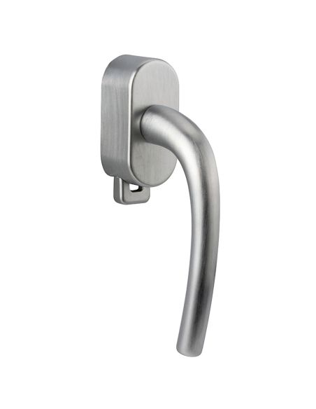 Maniglia per finestra DK con pulsante su placca Sabina 031 Reguitti