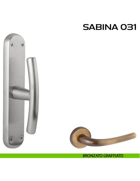 Maniglia per finestra cremonese Sabina 031 Reguitti bronzato