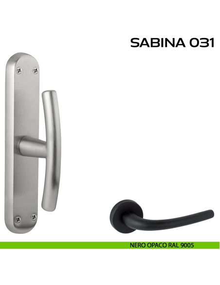 Maniglia per finestra cremonese Sabina 031 Reguitti nero