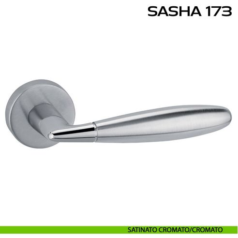 Maniglia per porta Sasha 173 Reguitti satinato - cromato