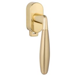 Maniglia per finestra DK con pulsante su placca Sasha 173 Reguitti