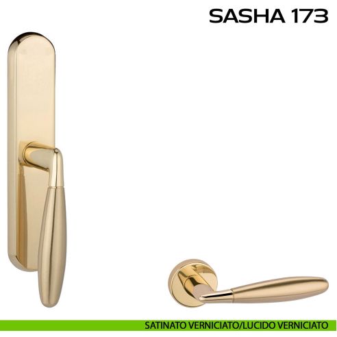 Maniglia per finestra cremonese Sasha 173 Reguitti satinato - lucido verniciato