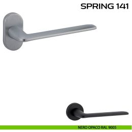 Maniglia per porta Spring 141 Reguitti con rosetta ovale 2
