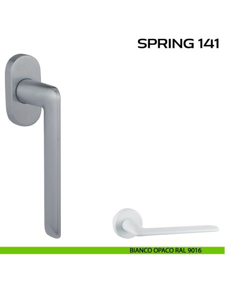 Maniglia per finestra martellina Spring 141 Reguitti bianco