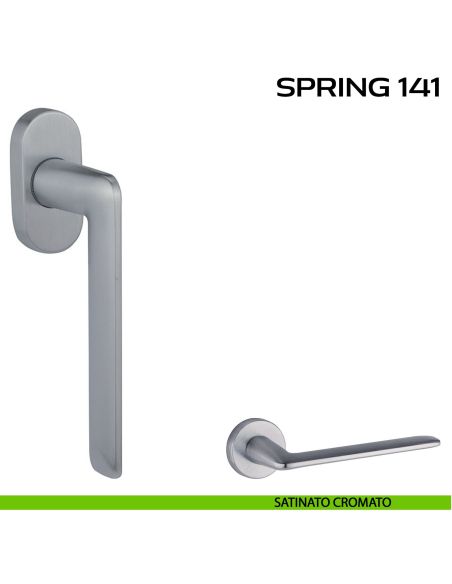 Maniglia per finestra martellina Spring 141 Reguitti cromato