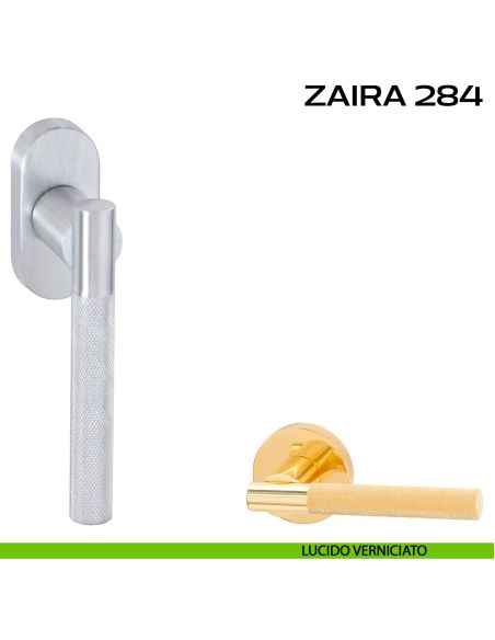 Maniglia martellina DK per finestra Zaira 284 Reguitti lucido