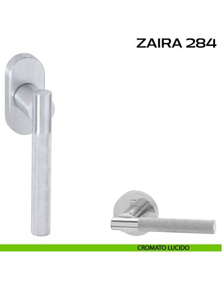 Maniglia martellina DK per finestra Zaira 284 Reguitti cromato