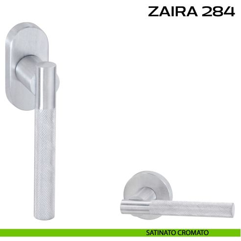 Maniglia martellina DK per finestra Zaira 284 Reguitti satinato cromato