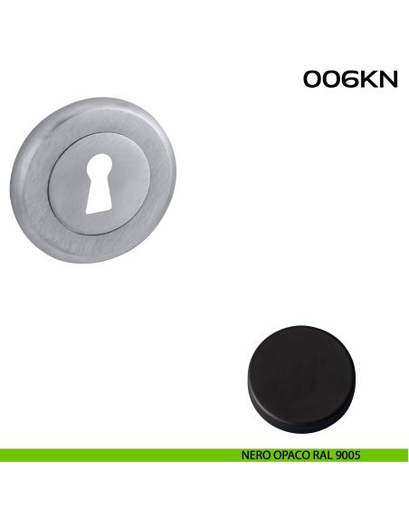 Bocchetta foro chiave tonda 006 Reguitti nero